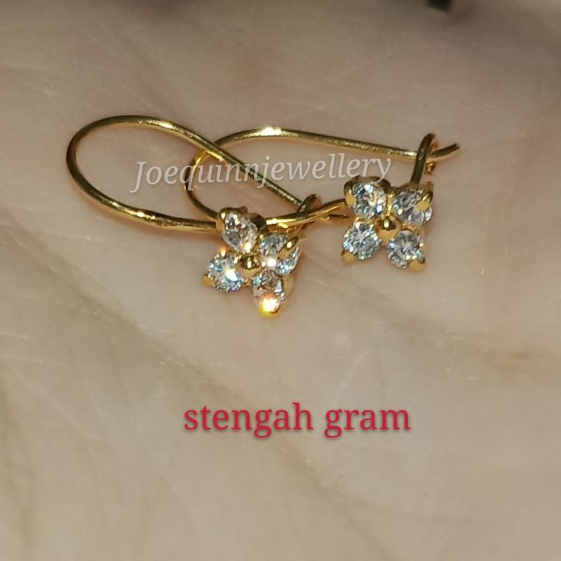 Anting desi kembang emas muda