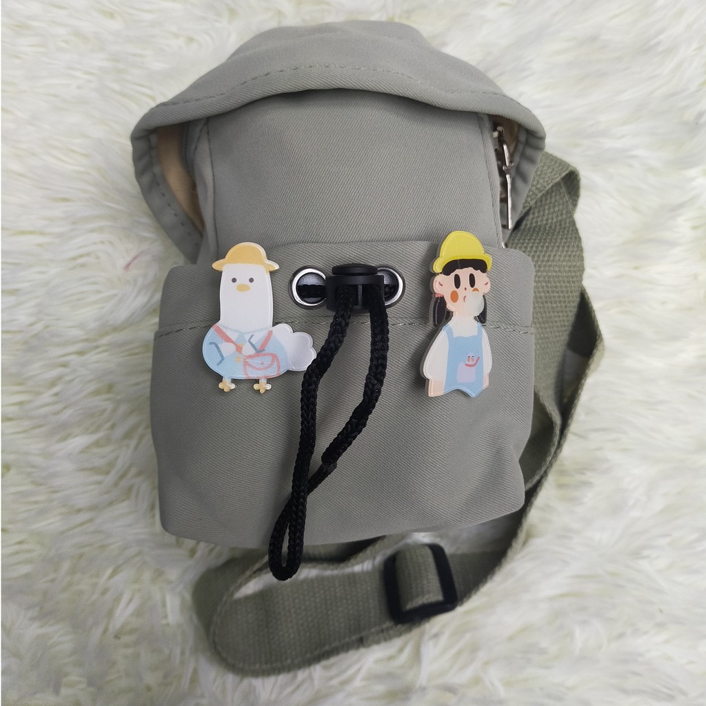 TAS SELEMPANG SLING BAG MINI TUTUP TOPI LUCU IMPOR 8574#