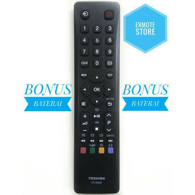 Promo  Remote LCD/LED/CRT TV Toshiba Original Baru