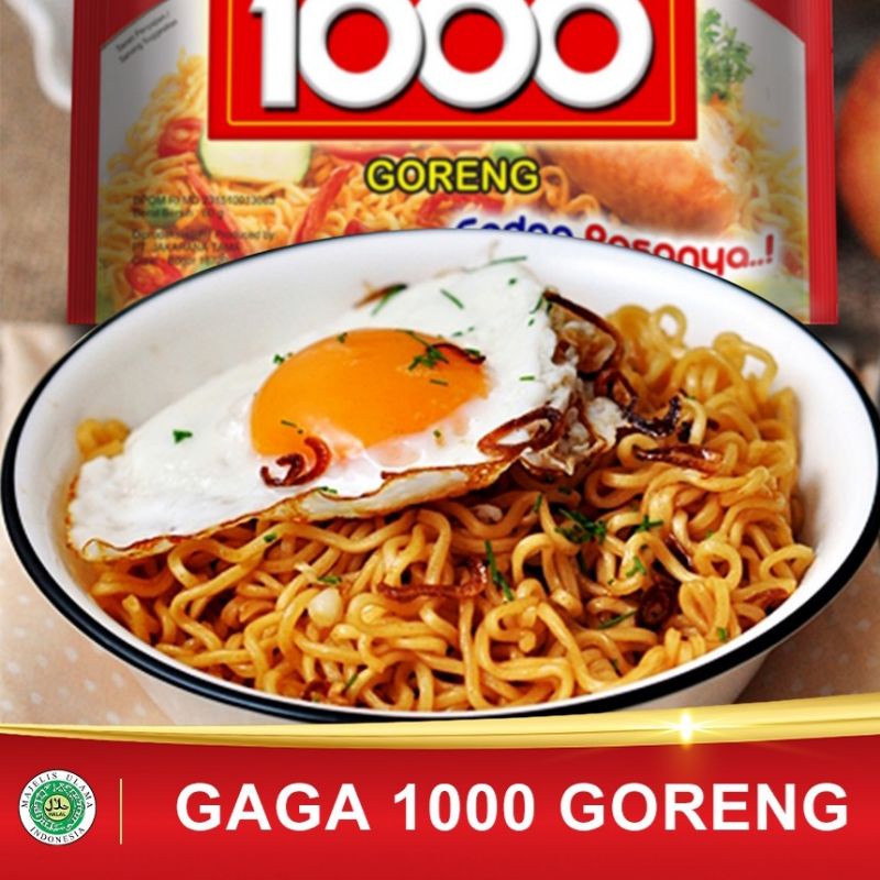 1 Dus MIE GAGA 1000 GORENG 50gr Isi 40 Pcs