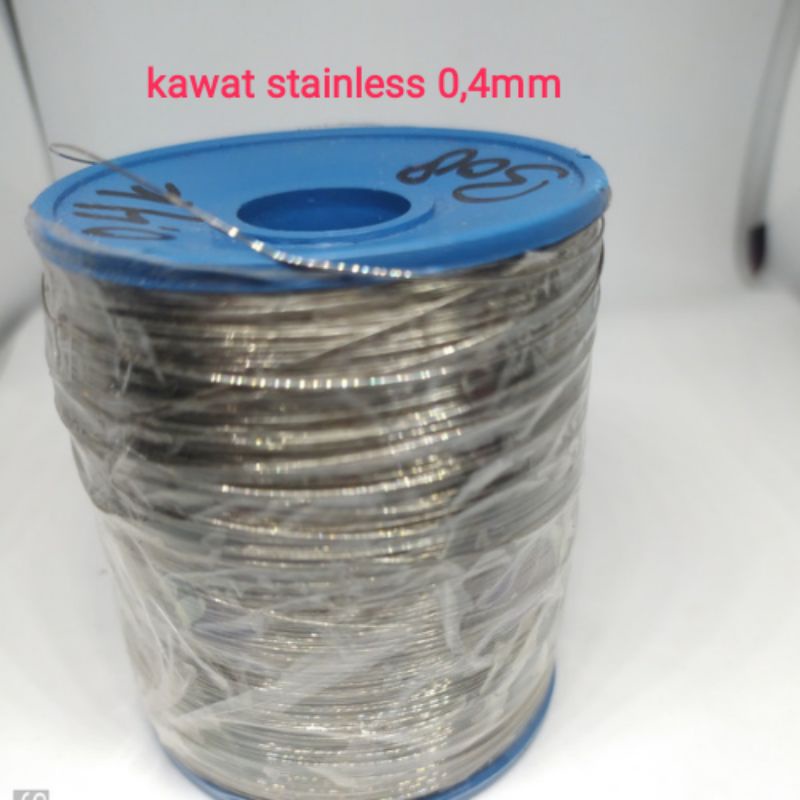 20 M KAWAT STAINLESS SOFT (LEMBUT) 0,4mm&0,5 mm
