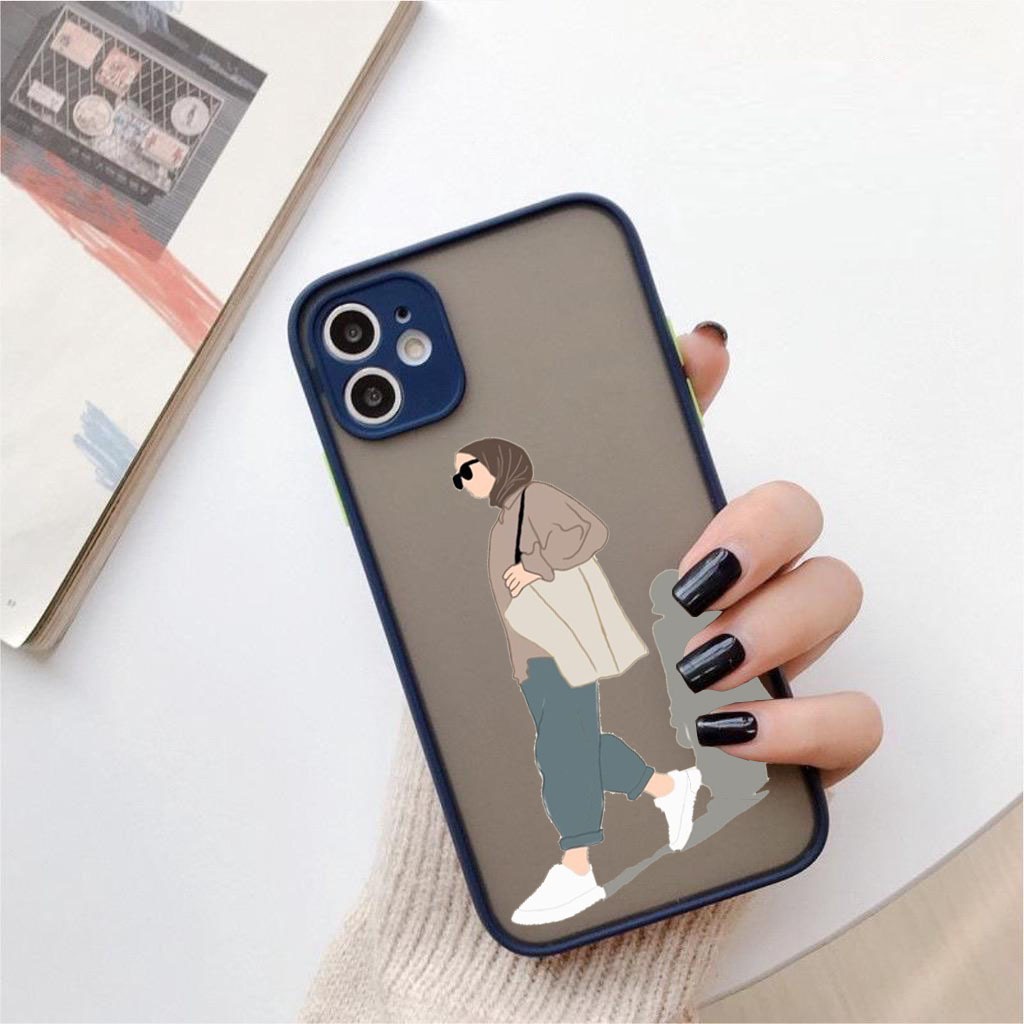 AA07 Softcase Casing Hijab Jilbab for Iphone 6 6s 6+ 6s+ 7 8 7+ 8+ X Xr Xs Max 11 Pro Max 12 13 14 Pro Max