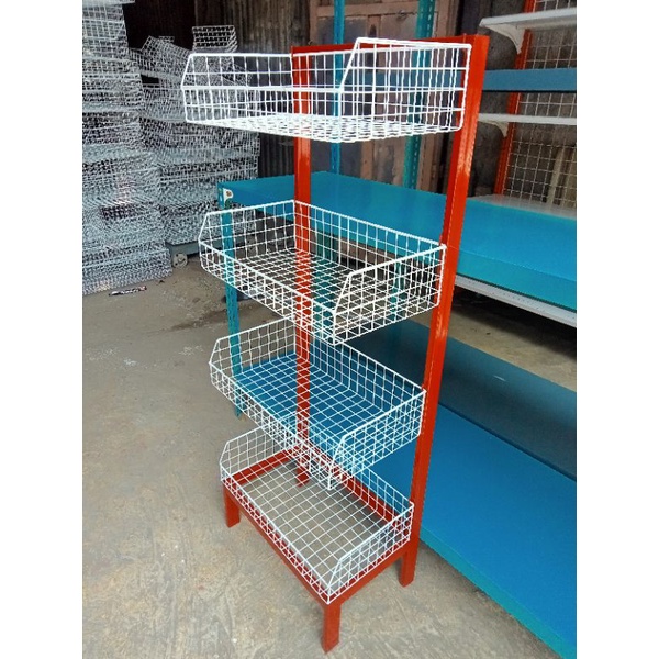 RAK CIKI/SNACK SERBAGUNA UKURAN KECIL 4 SUSUN MURAH