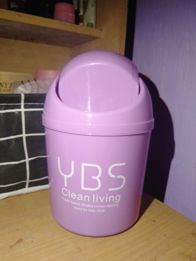 Kotak Sampah Kecil Tempat Sampah Meja Trash Can Mini Ybs