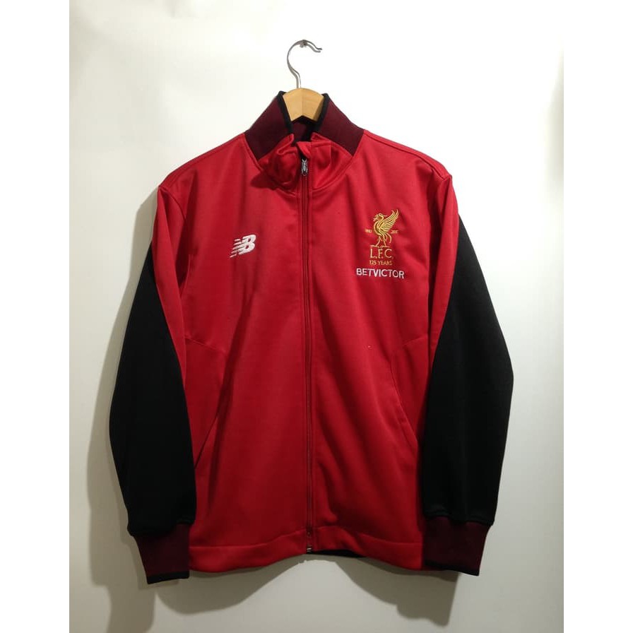 Promo Jaket Official Anthem The Reds Liverpool 2017 2018   Hitam  M Murah