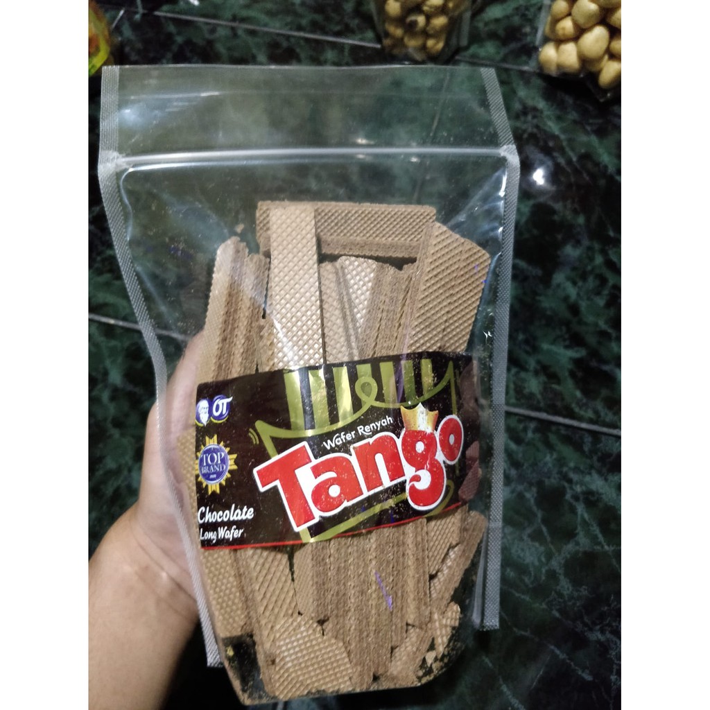 

Snack kiloan tango/wafer tango coklat.vanila spesial 125gr dan 250gr TERMURAH