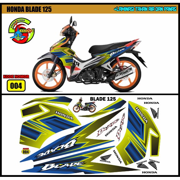 STRIPING VARIASI HONDA BLADE 125