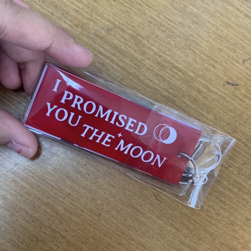 Keyring Keychain Gantungan Kunci I Told Sunset about You ITSAY I Promised You The Moon IPYTM