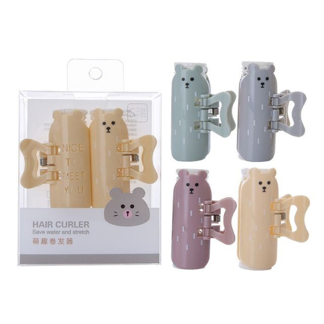 Hair Roller Bear Penjepit Rambut Beruang Jepit Gulung Hair Curler