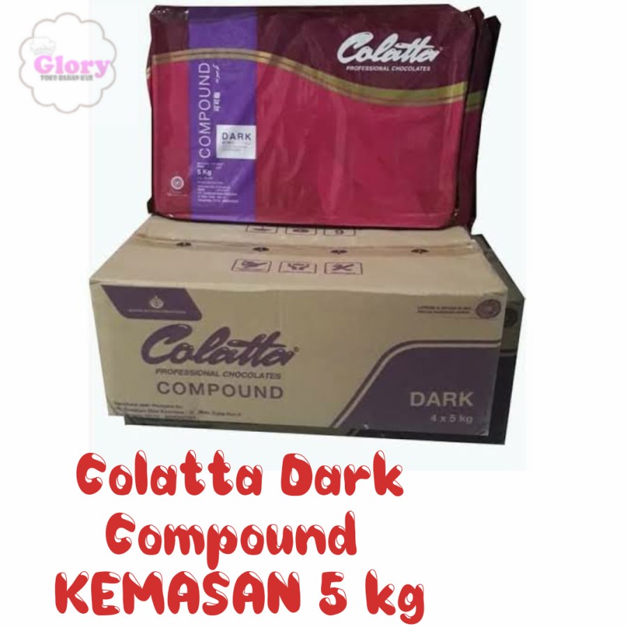 colatta dark compound 5 kg/ coklat batang colatta 5kg