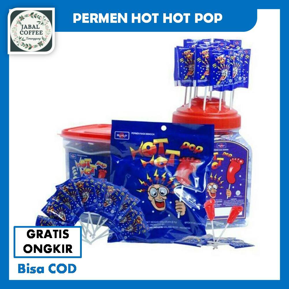 Permen Kaki Hot Hot Pop Kaki / Permen Kaki / Loli Kaki Rasa Mangga J36