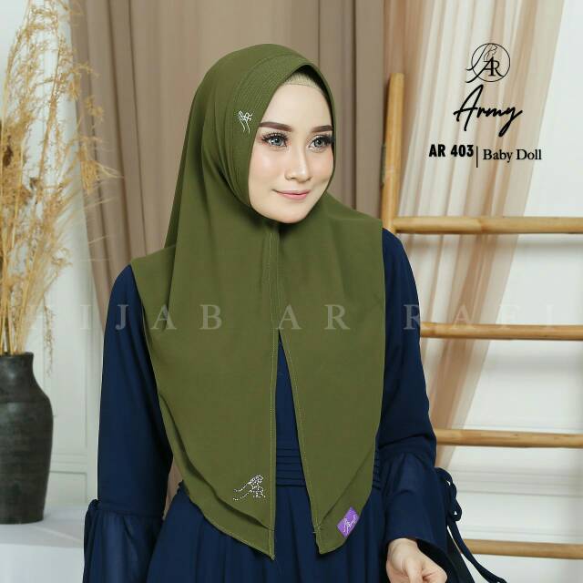 Hijab Arrafi  KODE AR 403 | Hijab instan | hijab hoodie