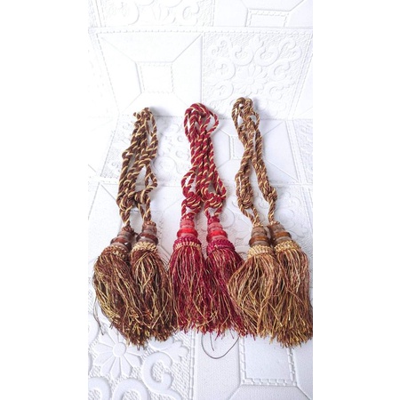 Tali Ikat Gorden Set/ tali gorden/Gorden Ring/gorden pintu/ gorden jendela