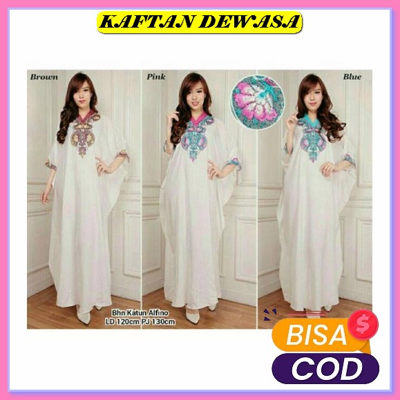 Anggi Kaftan Bahan Katun Rayon Baju Gamis Terbaru 2022 Kekinian Viral Gamis Pesta Mewah Elegan Konda