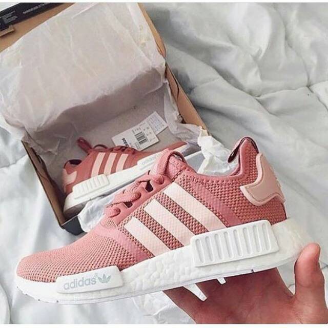 Adidas NMD Salmon Premium Grade Original Sneakers Murah Sepatu Adidas