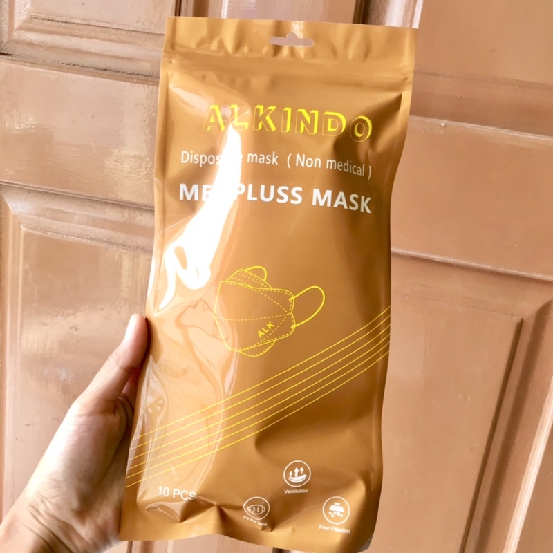 MASKER KF94 4D EARLOOP ALKINDO MED PLUSS MASK 3 PLY IZIN KEMENKES | RUMIFY