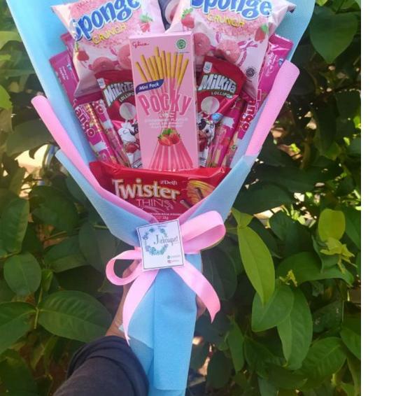 

Gratis ongkir|LR26|Buket SIMPLE Murah cantik PINK BIRU/paket/bingkisan Snack Ulang Tahun/Ultah/ Wisuda/Kado/Hadiah Pacar/sahabat/Sidang skripsi/seminar/santunan anak yatim