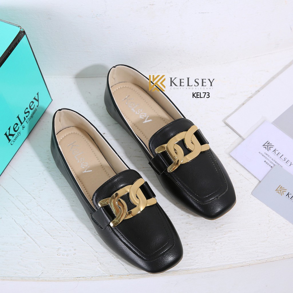 Kelsey Flatshoes Kerja Wanita Sepatu KEL73