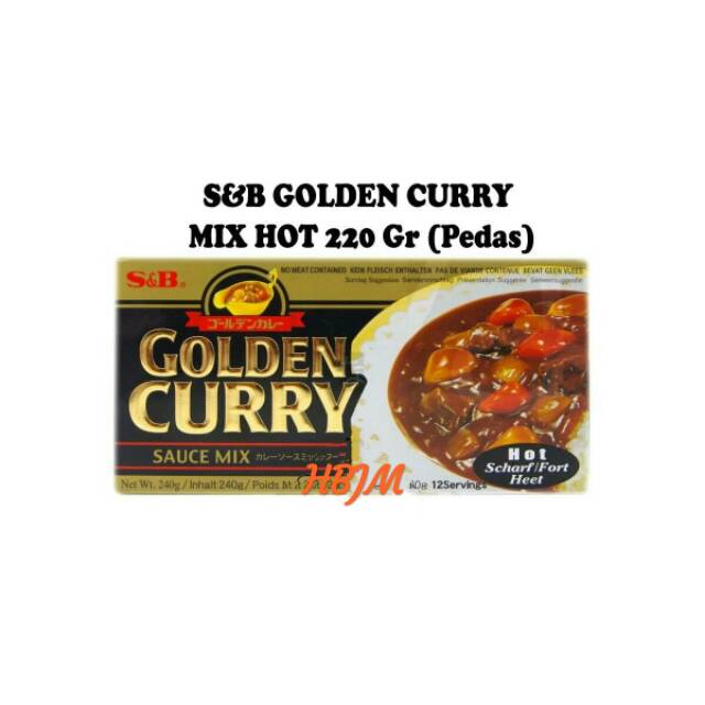 

S&B GOLDEN CURRY MIX HOT 220 Gr terlaris