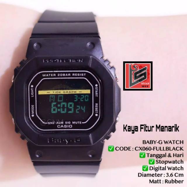 Jam Tangan pria wanita G SHOCK CASIO fitur keren