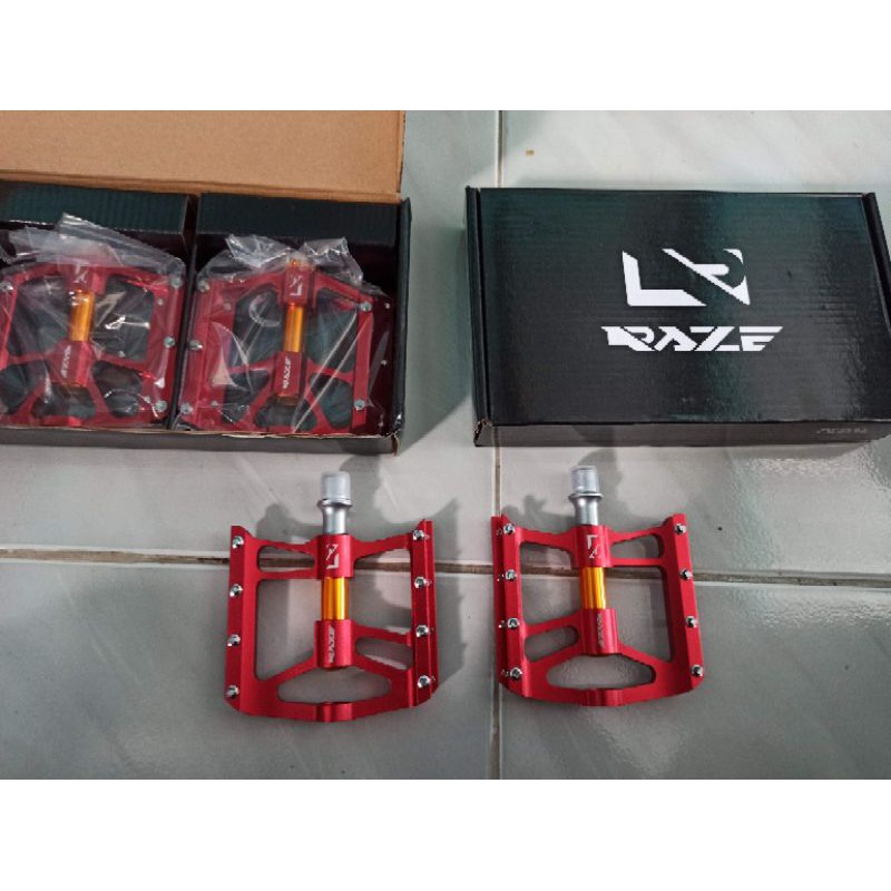 Pedal raze 27 bearing loncer untuk sepeda mtb