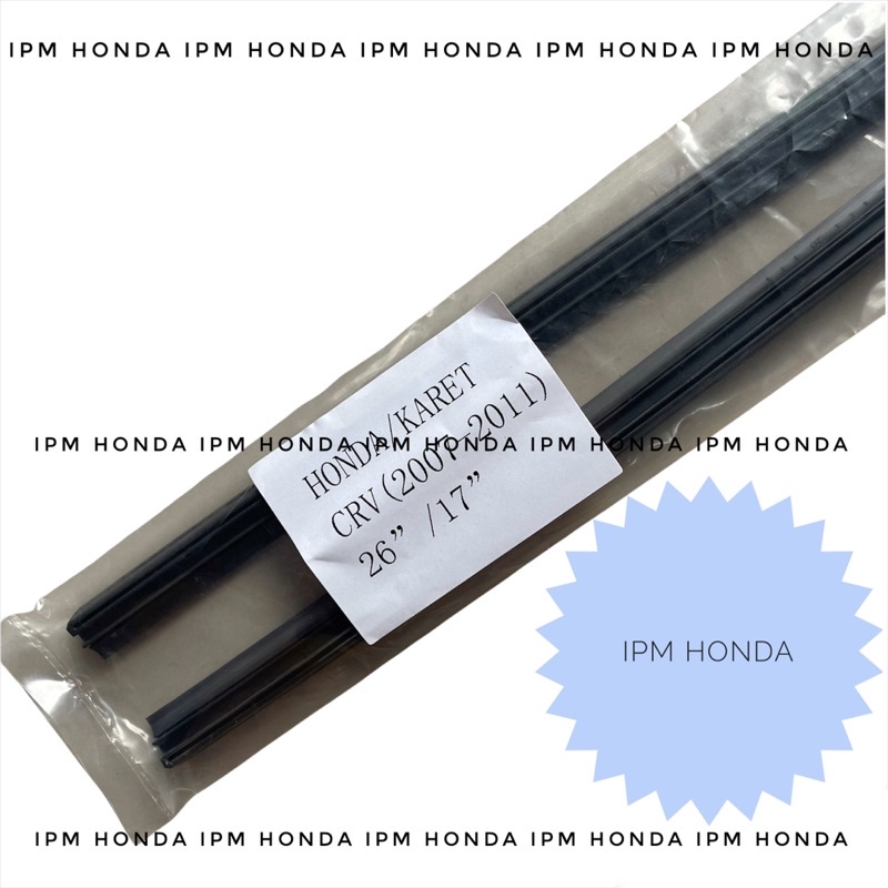 Karet Rubber Wiper Blade Refill Honda HRV 2015-2021 Freed 2010-2015 CRV GEN 3 RE RE1 RE3 2007-2012 CRV GEN 4 RM RM1 RM3 2013-2017 Jazz S RS GE8 2009-2013 GK5 2014-2021