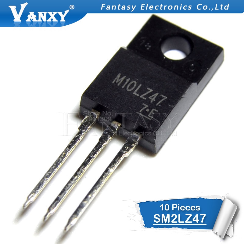 10pcs Sm2Lz47 To-220F M2Lz47 Sm2Lz47A To-220 Triac To220F 2a 800v