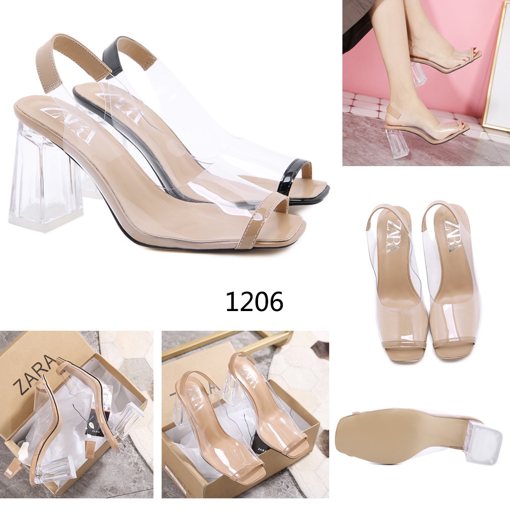 ZR Sandals With Methacrylate Heel #1206