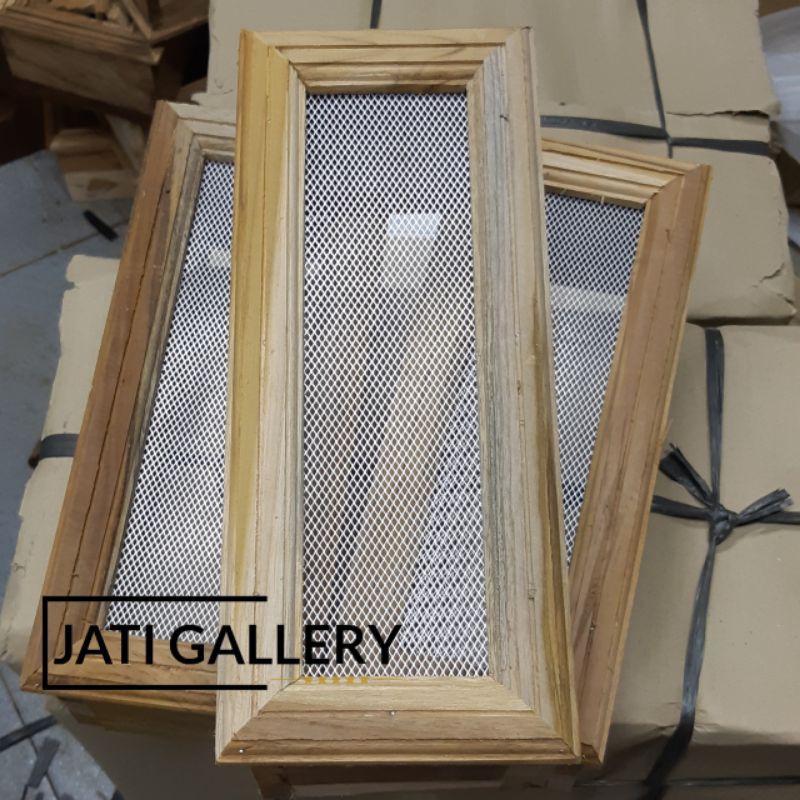 Loster Kayu Jati + Kawat Nyamuk // 11x30