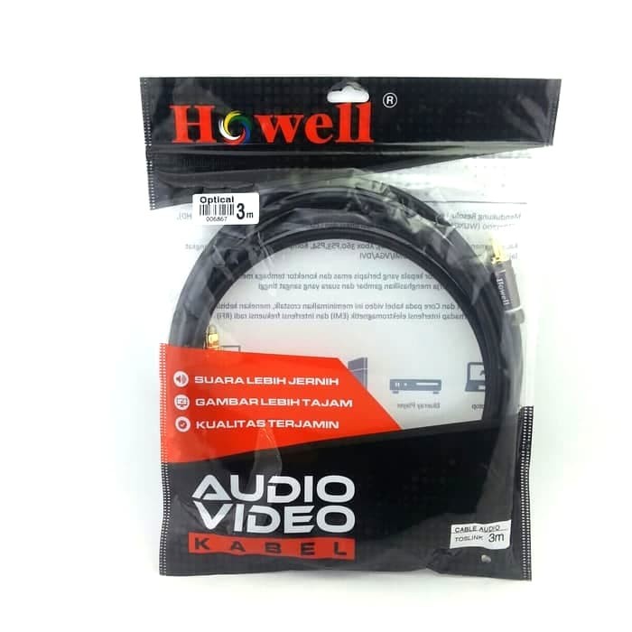 Howell Kabel Audio Digital Optic Toslink 3M HQ