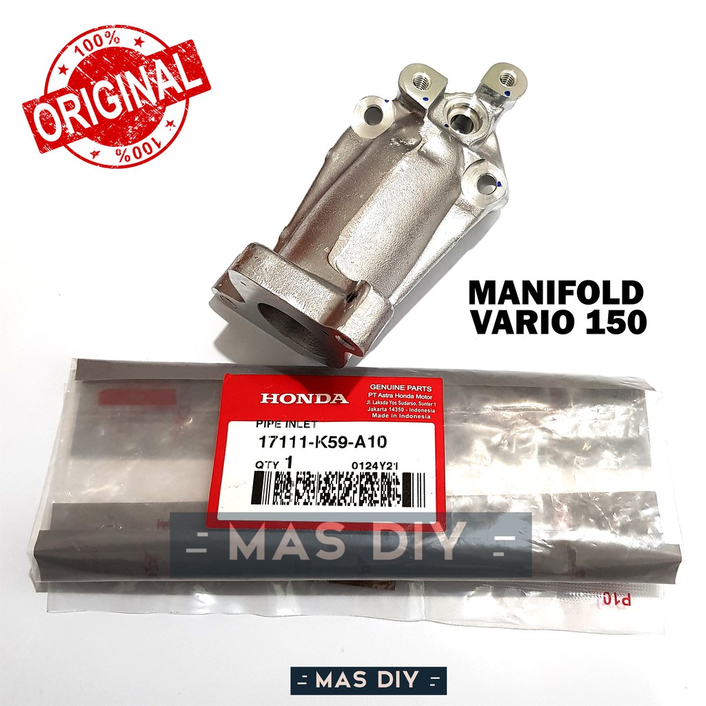Intake Manifold Pipe Inlet Vario 150 K59 Original Honda 17111K59A10