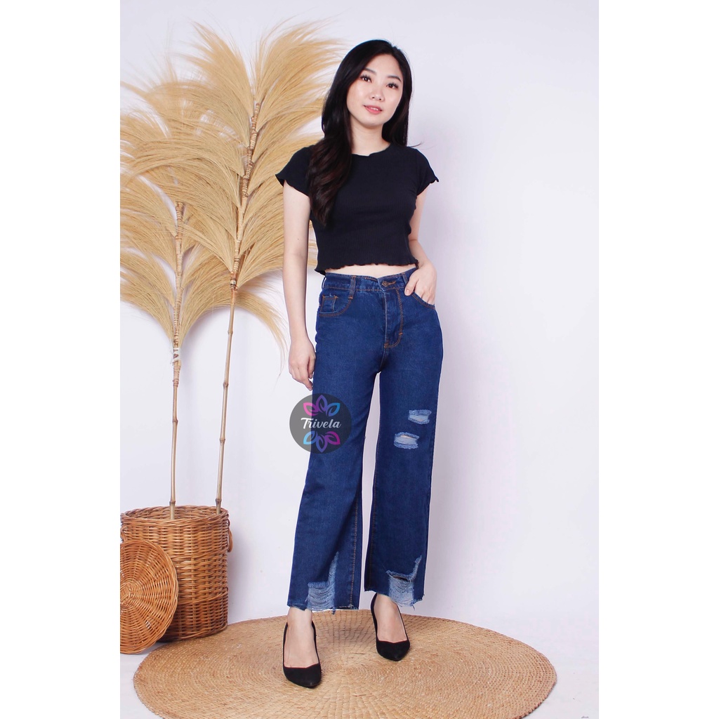 TRIVELA - Kulot Jeans Chlaudy / Kulot Jeans Sobek 27-34