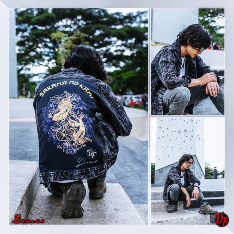 jaket jeans printing / denim printing original/jaket japan