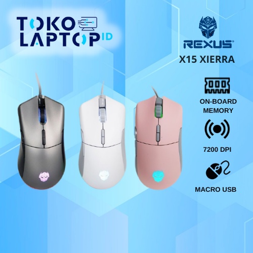 Rexus X15 Xierra Wired Gaming Mouse