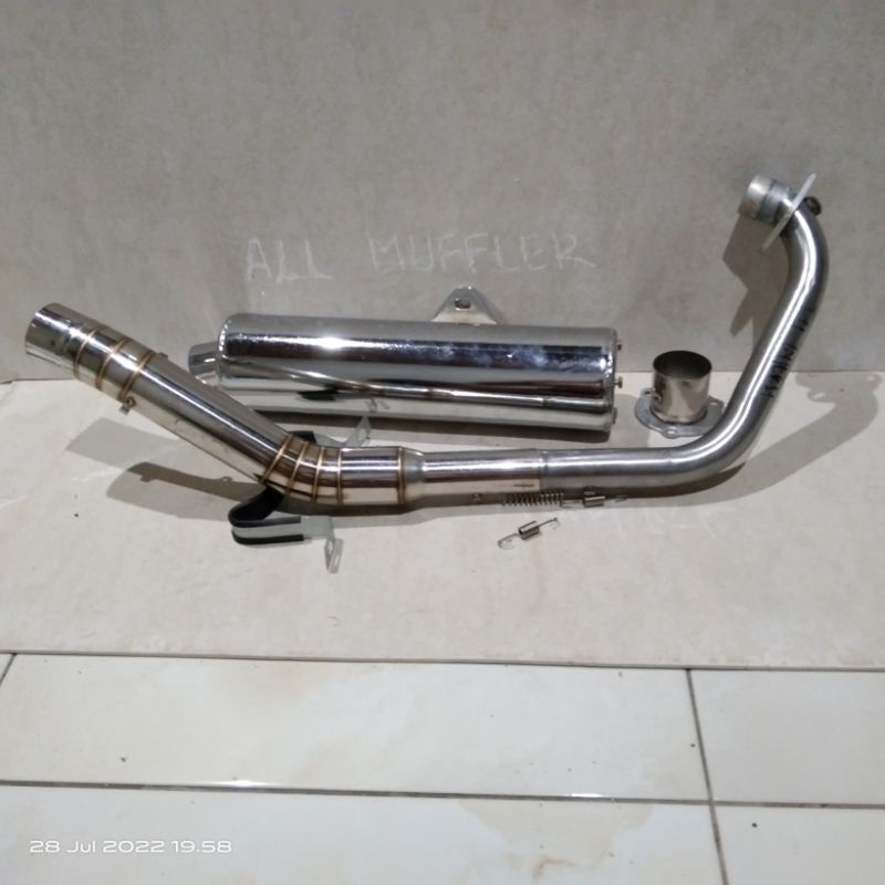knalpot racing ckd satria fu injeksi sensor
