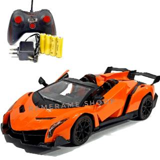  mobil  remote  control  lamborghini super car 1 14 buka pintu 