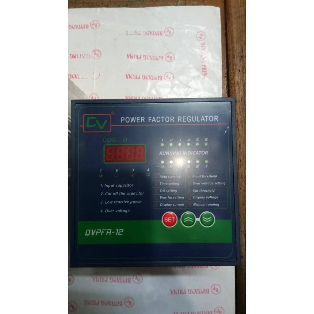 Power Meter / Power Factor Regulator / Running Indicator DVPFR-12 DV