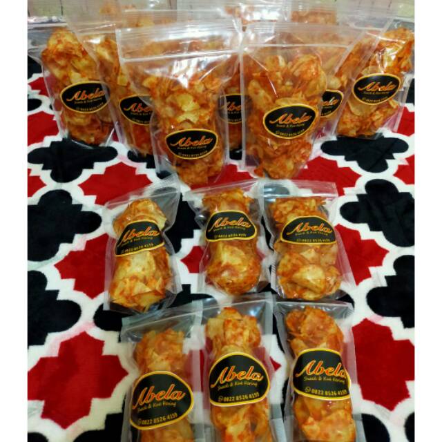 

Kripik singkong balado padang 200gr