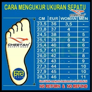 Jual Sepatu Safety Shoes Cheetah 7288 C Original New Cheetah 7288C