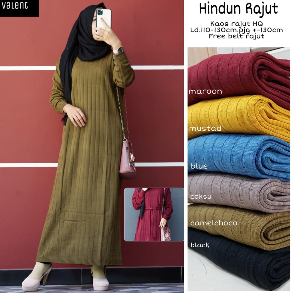 GAMIS VALENT HINDUN RAJUT RESTOK 210121