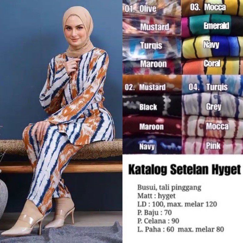 Hyget Kaktus / HYGET SULTAN / ONE SET SULTAN HYGET / SETELAN HYGET AA