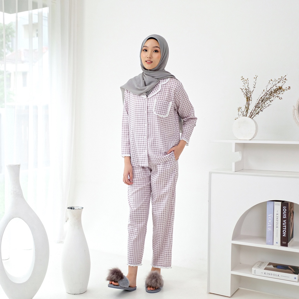 Cielyn - Celia Cotton Premium Piyama Wanita Dewasa ( Raya Collection )