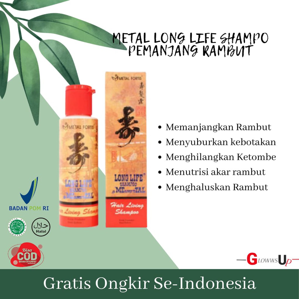 SHAMPOO METAL 100ML PENUMBUH RAMBUT PENYUBUR RAMBUT SHAMPOO METAL SAMPO METAL TREATMENT RAMBUT