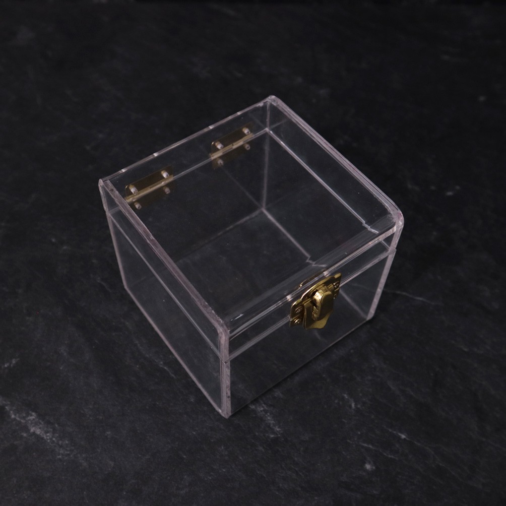 8.5 x 8.5 x 8 cm | Kotak Akrilik Engsel | Clear Box Acrylic