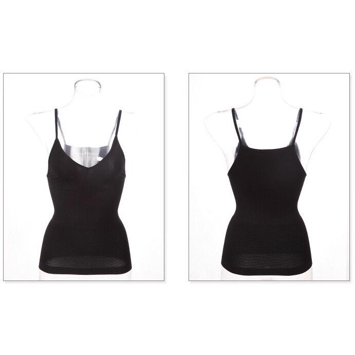 Reseller Welcome - Ba192  Baju Kaos Slim Cloth / Camisole Top / Tank Top / Pakaian Dalam / Tank Top Fashion Wanita-Baju Hitam