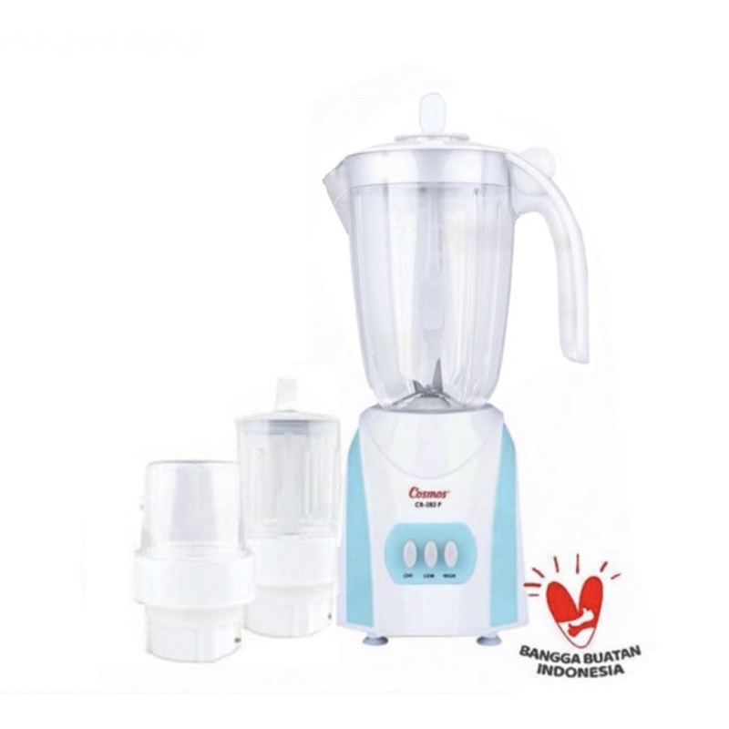 [ Cosmos ] Blender Plastik Cosmos CB 281P / 282P / 282 P- 3 in 1 - Big Capacity