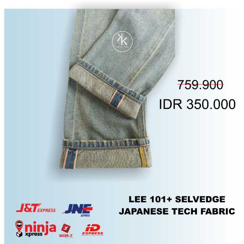 LEE SELVEDGE REDLINE, CELANALEE ORIGINAL, CELANAJEANS PRIA SLIMFIT , CELANA DENIM PRIA