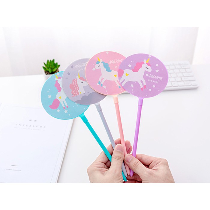 

Baru!! Pulpen Gel Kipas Unicorn 0.5mm