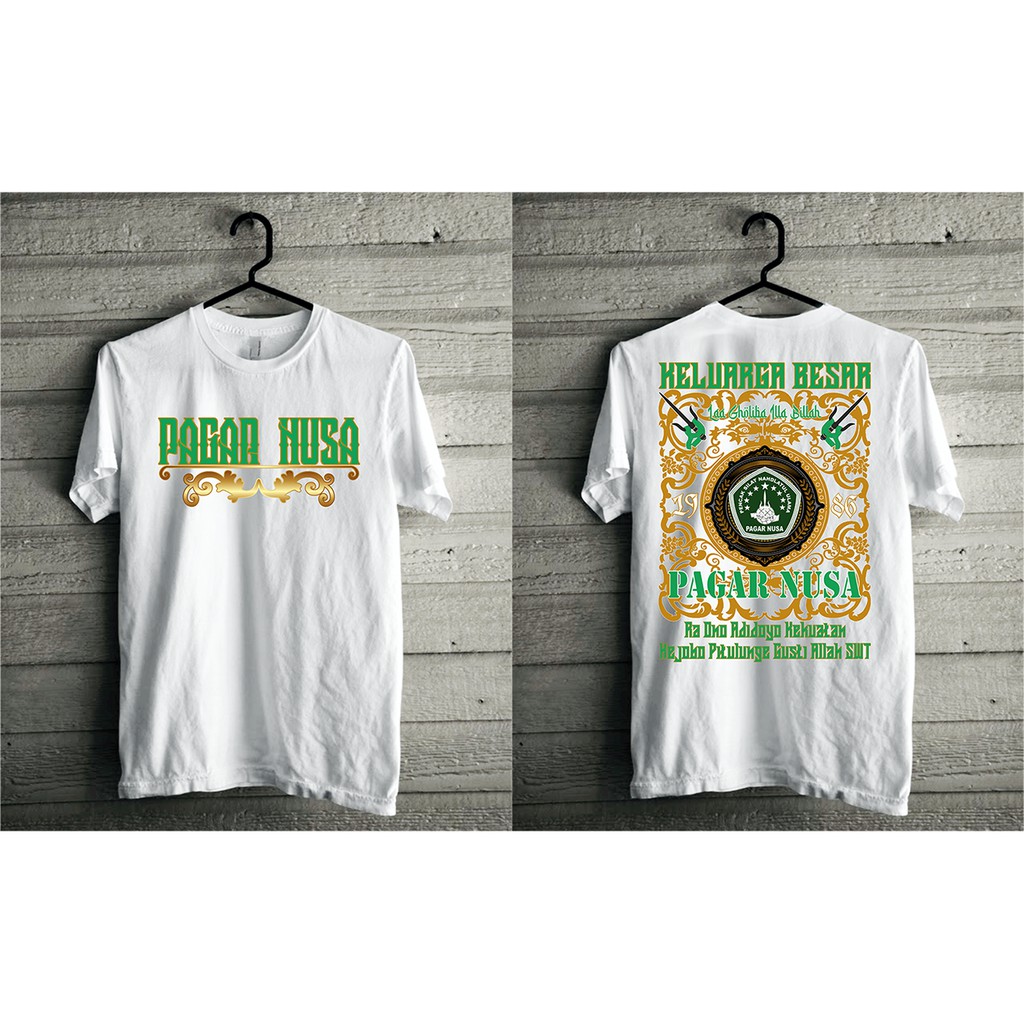 Kaos Pagar Nusa Distro Keren-Putih
