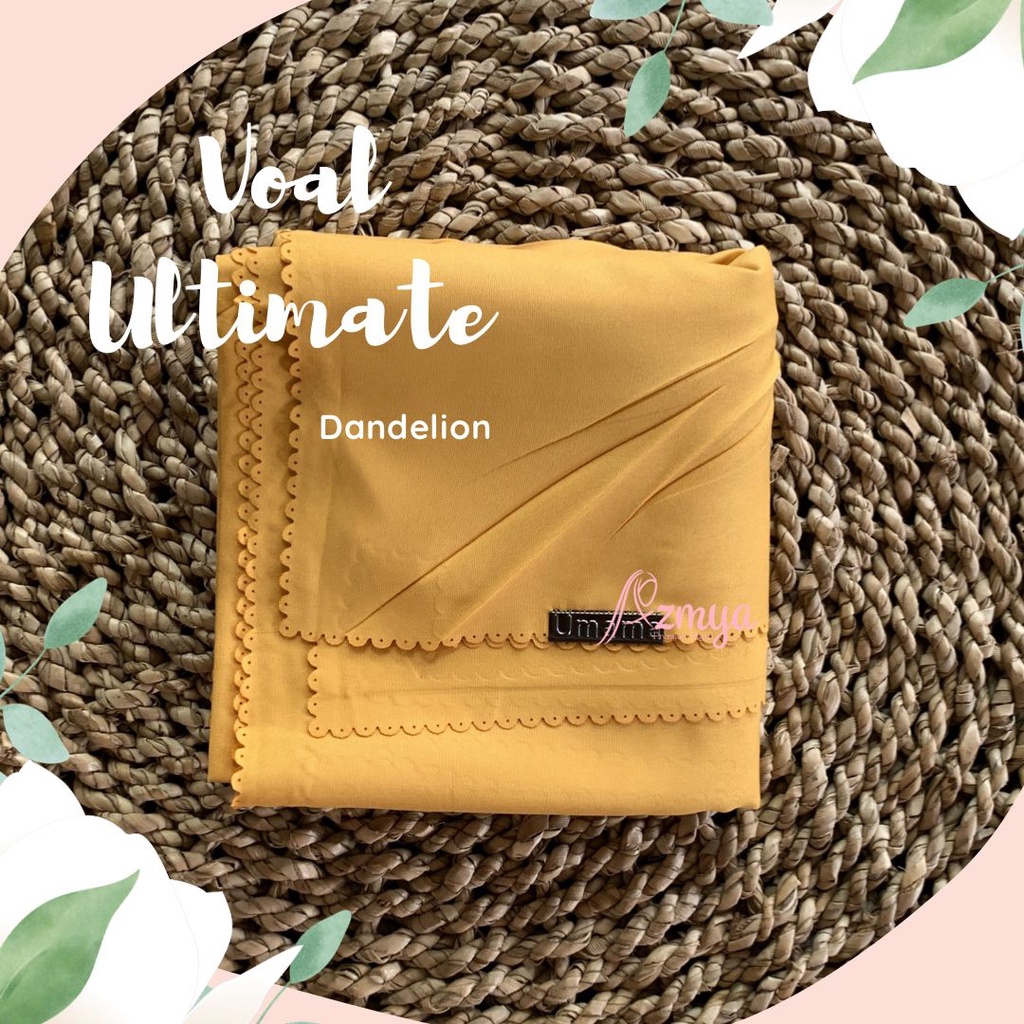 Jilbab Segiempat Voal Miracle Plain Umama VOAL ULTIMATE 110x110 PART 4-DANDELION